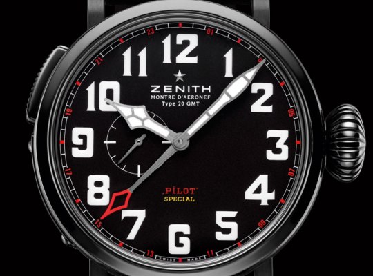 Zenith Pilot Montre d’Aéronef Type 20 GMT Red Baron