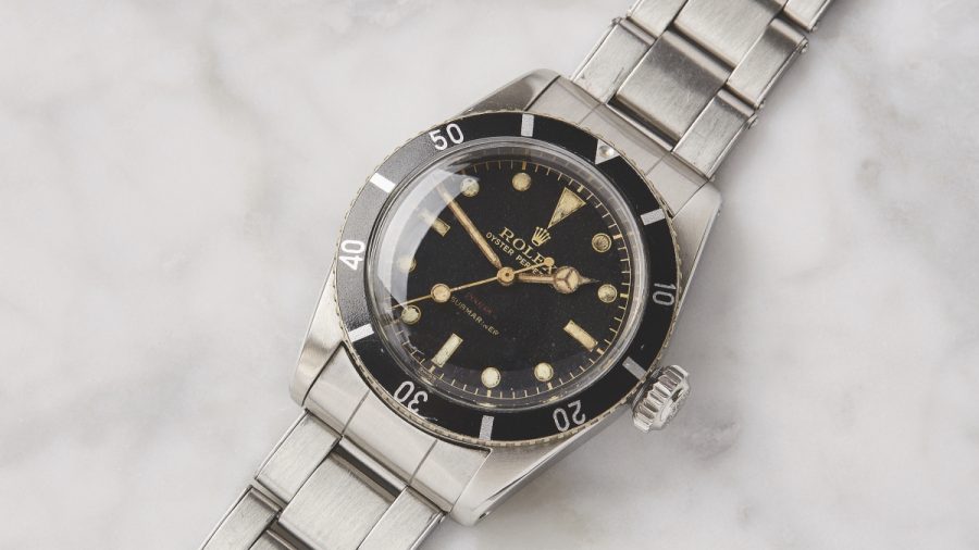 Rolex Submariner "Red Depth" Units Only Stainless Steel Ref 6538