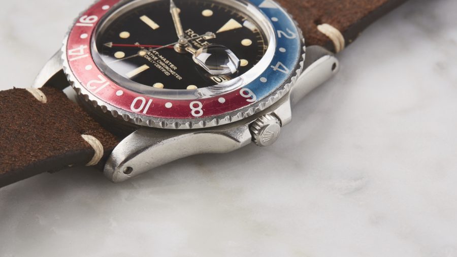Rolex GMT-Master "Pepsi" Small GMT Hand Stainless Steel Ref 1675