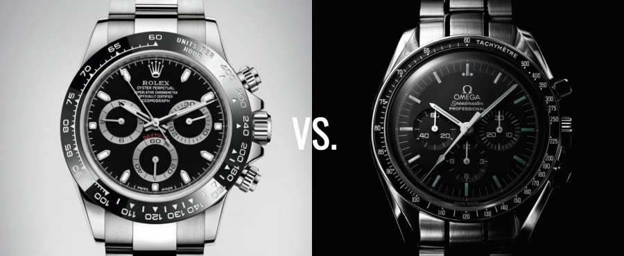 rolex explorer 2 vs omega speedmaster