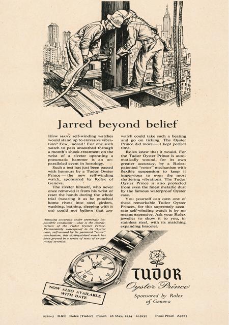A vintage Tudor Oyster Prince Ad